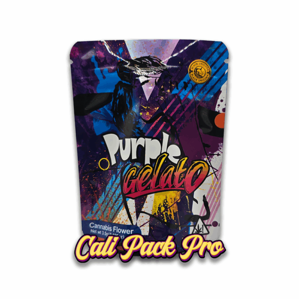 Purple Gelato 3.5g Mylar Bag
