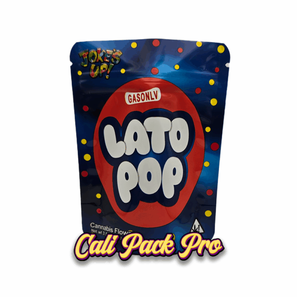 Jokes Up Lato Pop 3.5g Mylar Bag