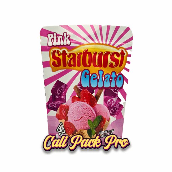 Starburst Gelato 3.5g Mylar Bag