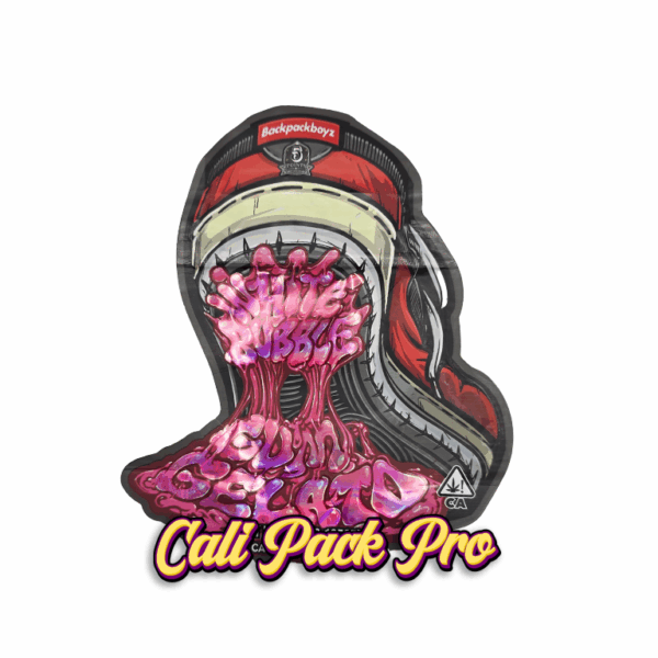 White Bubble Gum Gelato 3.5 Mylar Bag