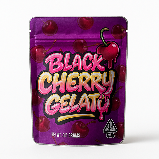 Black Cherry Gelato 3.5 Mylar Bag