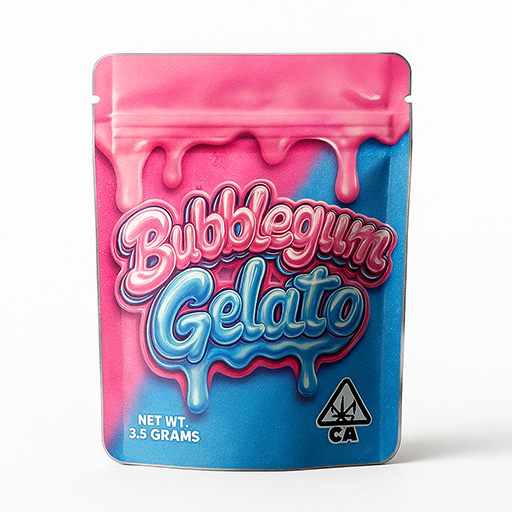 Bubblegum Gelato Deluxe 3.5 Mylar Bag