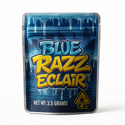 Blue Razz Eclair 3.5 Mylar Bag