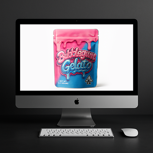 Custom Strain Bag Design (One Side)