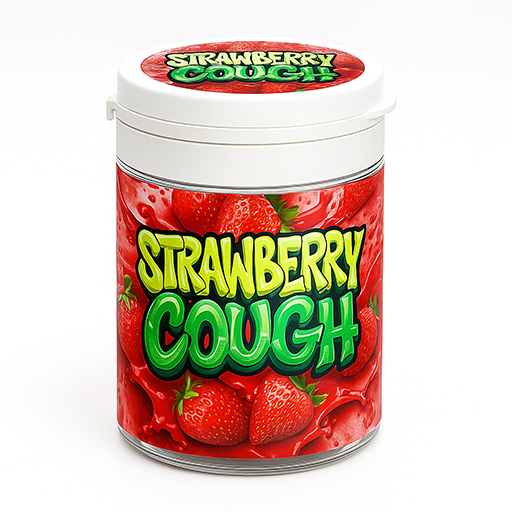 Strawberry Cough Tamper Jar 75ML