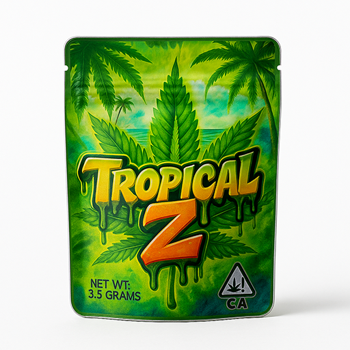 Tropical Z 3.5 Mylar Bag