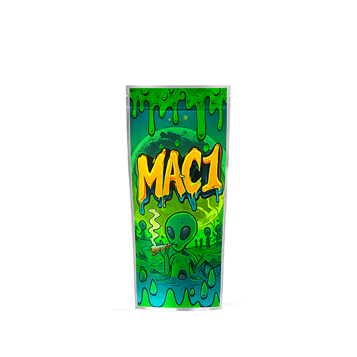 Mac 1 Mylar Vape Bag 46mm (W) x 128mm (H)