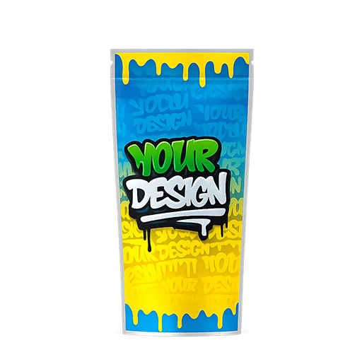Custom Design Mylar Vape Bag 46mm (W) x 128mm (H)