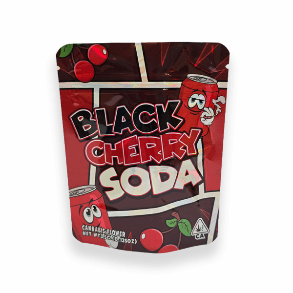 black cherry soda fizz Mylar Bag