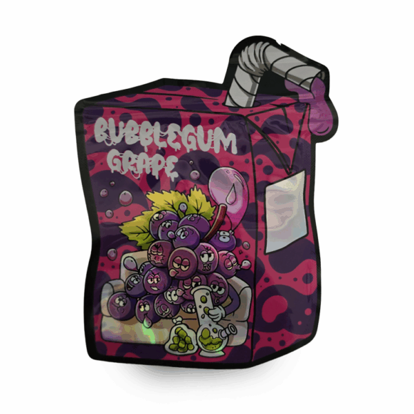 bubblegum grape soda 3.5g Mylar Bag