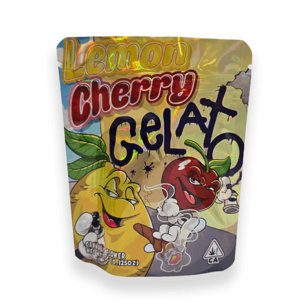 lemon cherry gelato Mylar Bag