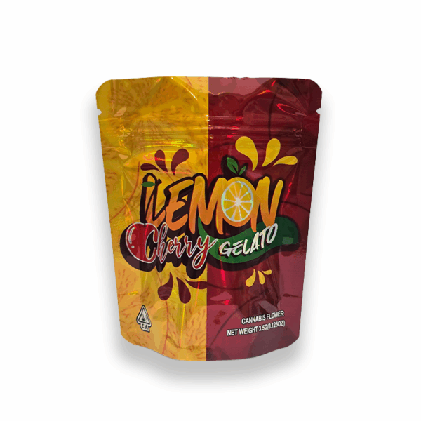 lemon cherry gelato split Mylar Bag