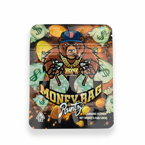 money bag 3.5g Mylar Bag