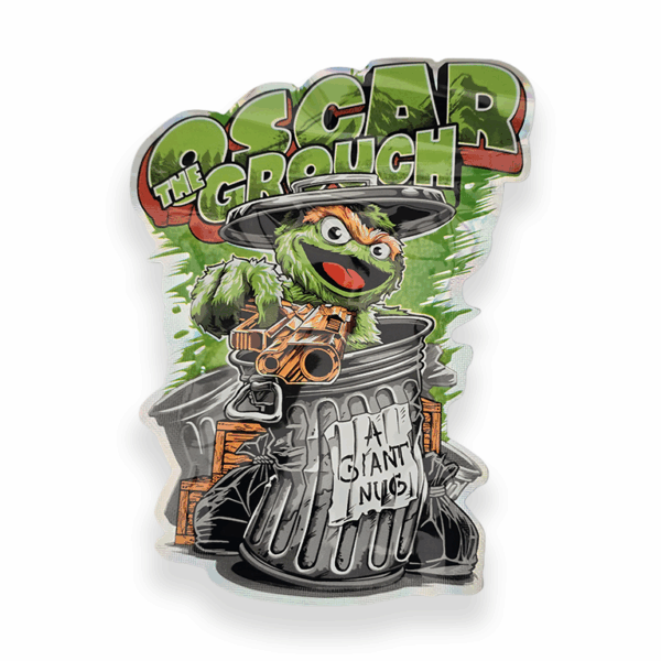 oscar the grouch 3.5g Mylar Bag