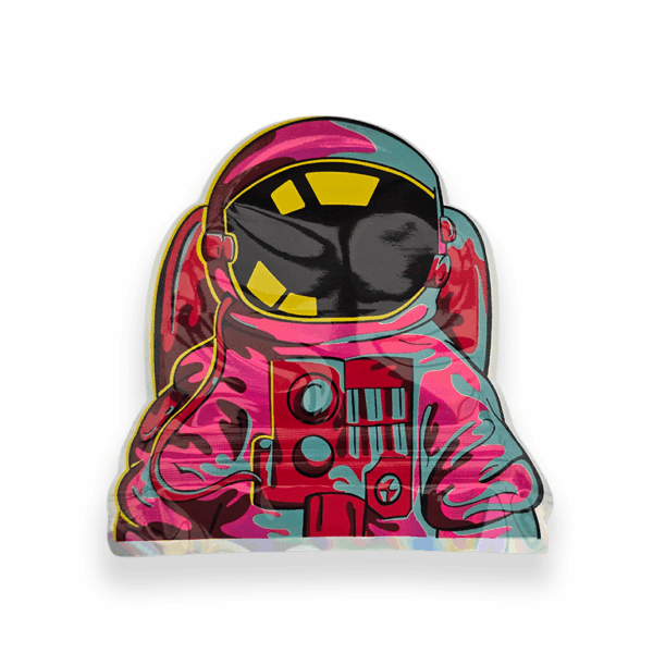 pink spaceman Mylar Bag
