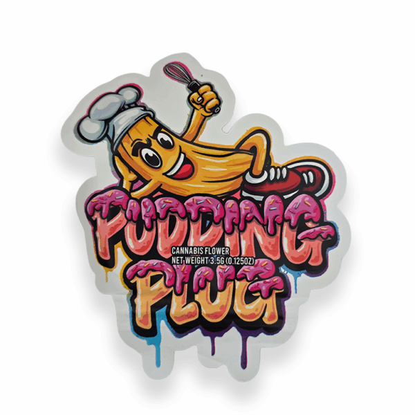 pudding plug Mylar Bag